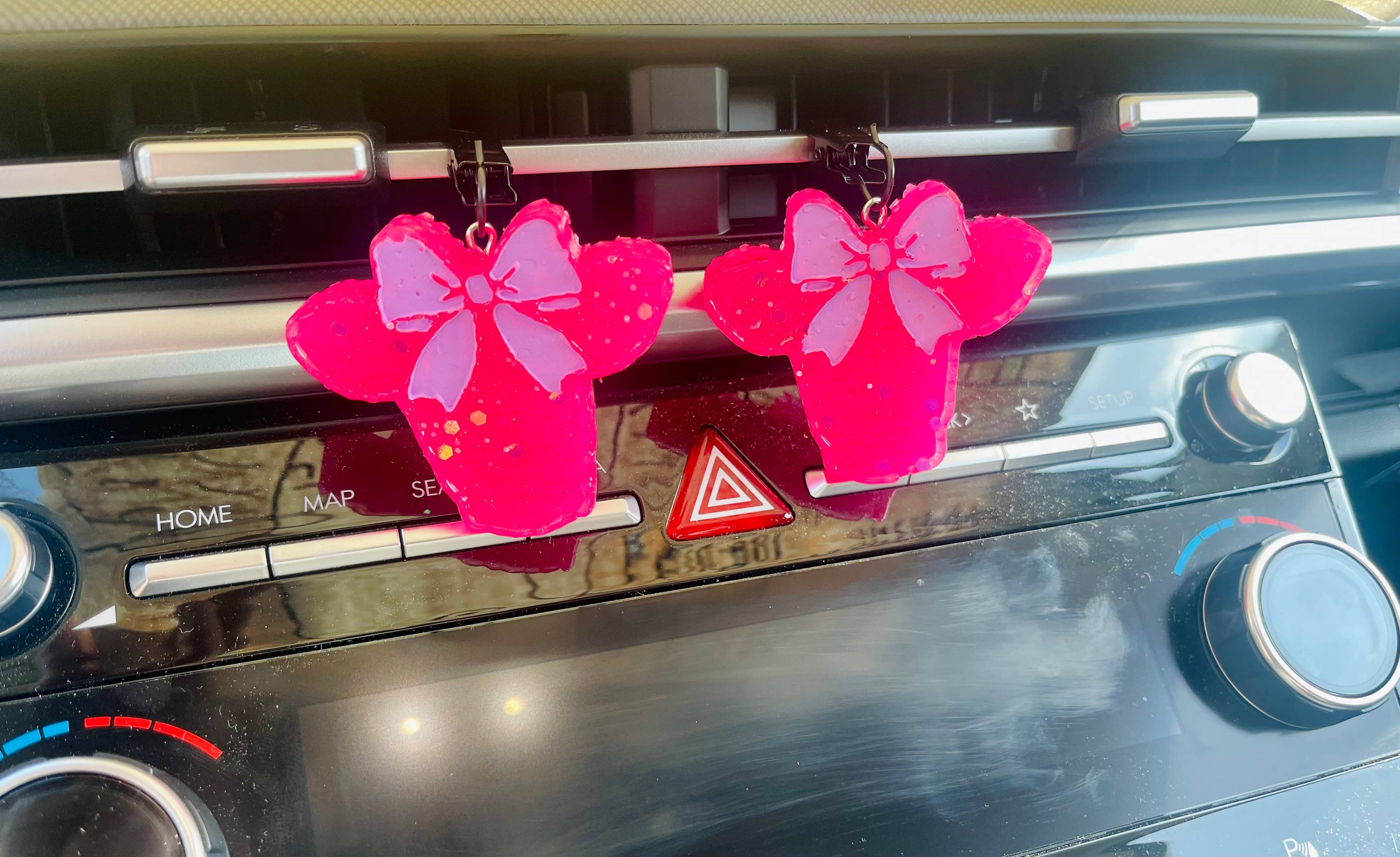 Cow with Bow VENT Car Freshie 