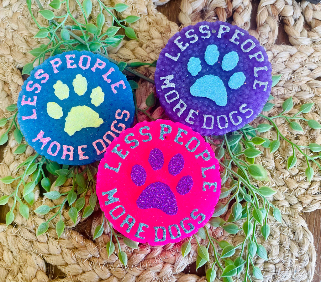 Less People More Dogs Car Freshie 