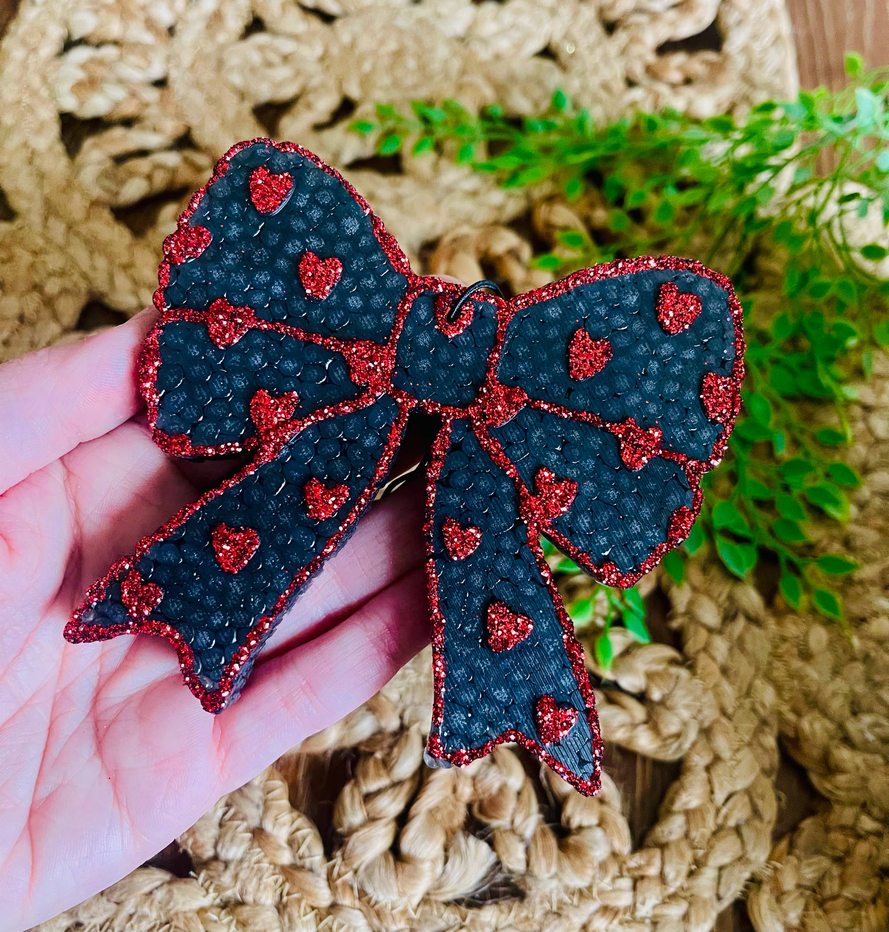 Heart Bow Car Freshie