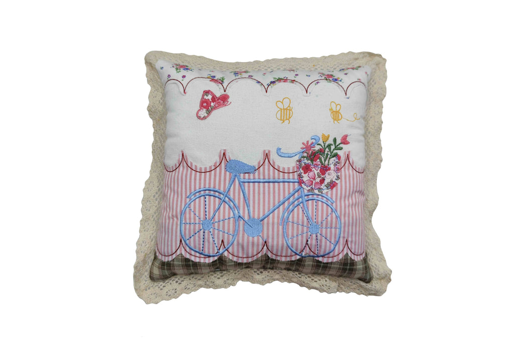 Lovely Bike Decorative Pillow