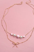 Load image into Gallery viewer, The Porcelain Bow Necklace
