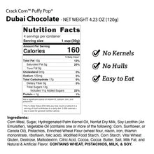 Load image into Gallery viewer, Crack Corn / Puffy Pop - Dubai Chocolate (4 oz)
