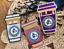 Load image into Gallery viewer, Witches Brew Coffee Cup Car Freshie 
