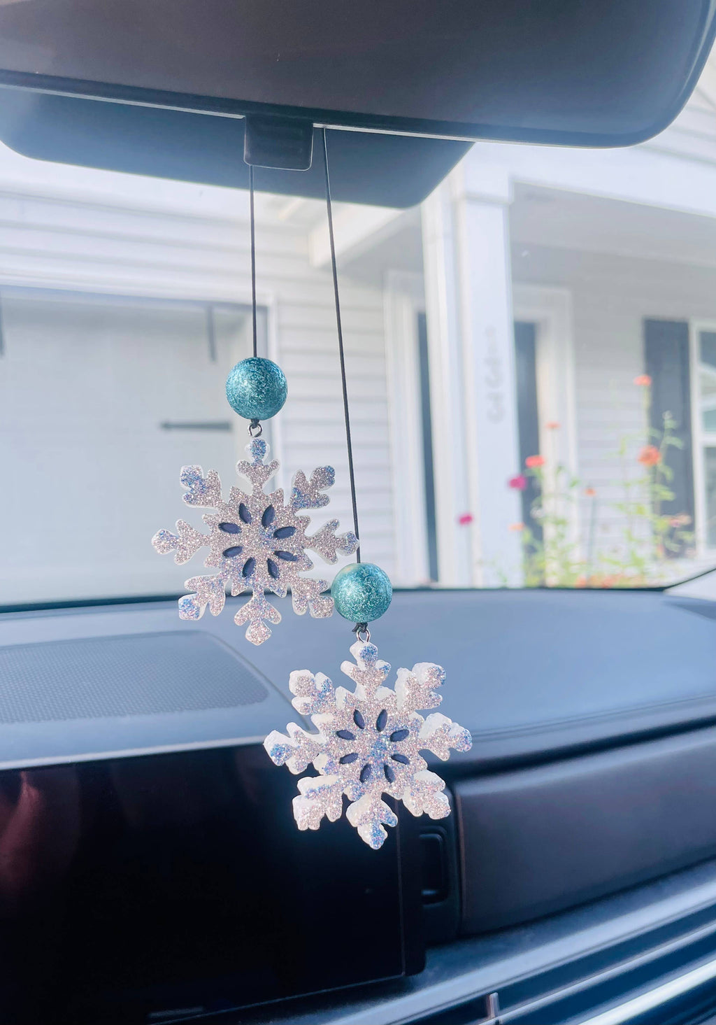 Snowflake Dangle Car Freshie 