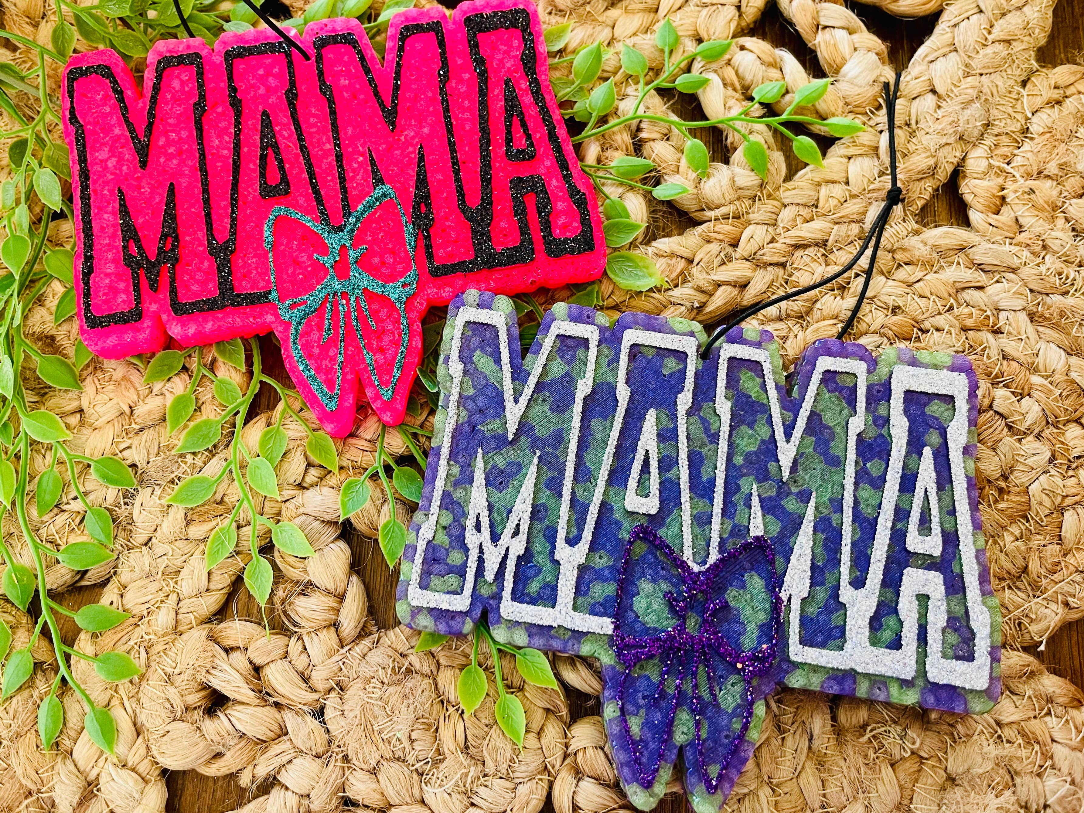 Mama with bow Car Freshie 
