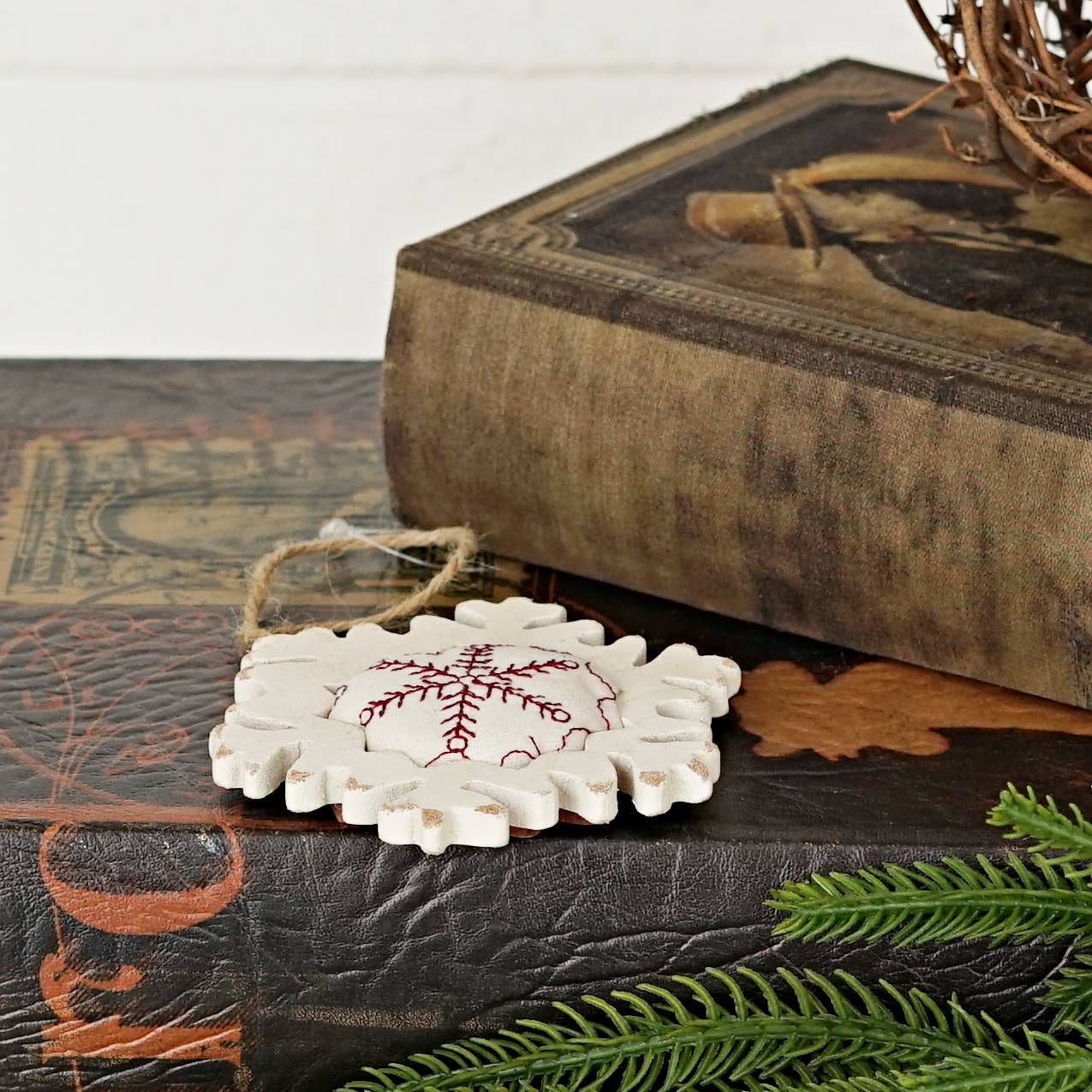 Stuffed Snowflake Ornament