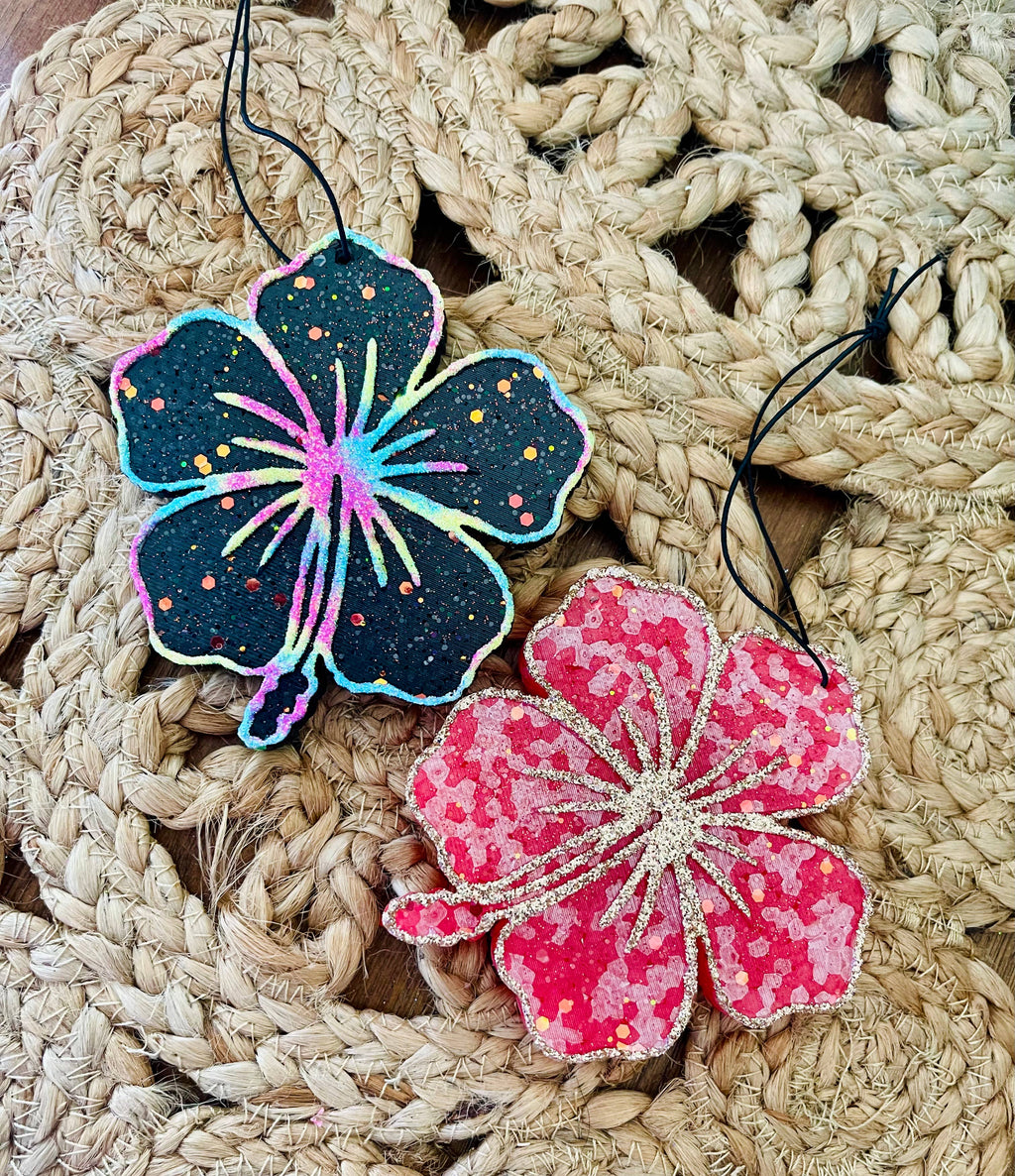 Hibiscus Flower Car Freshie