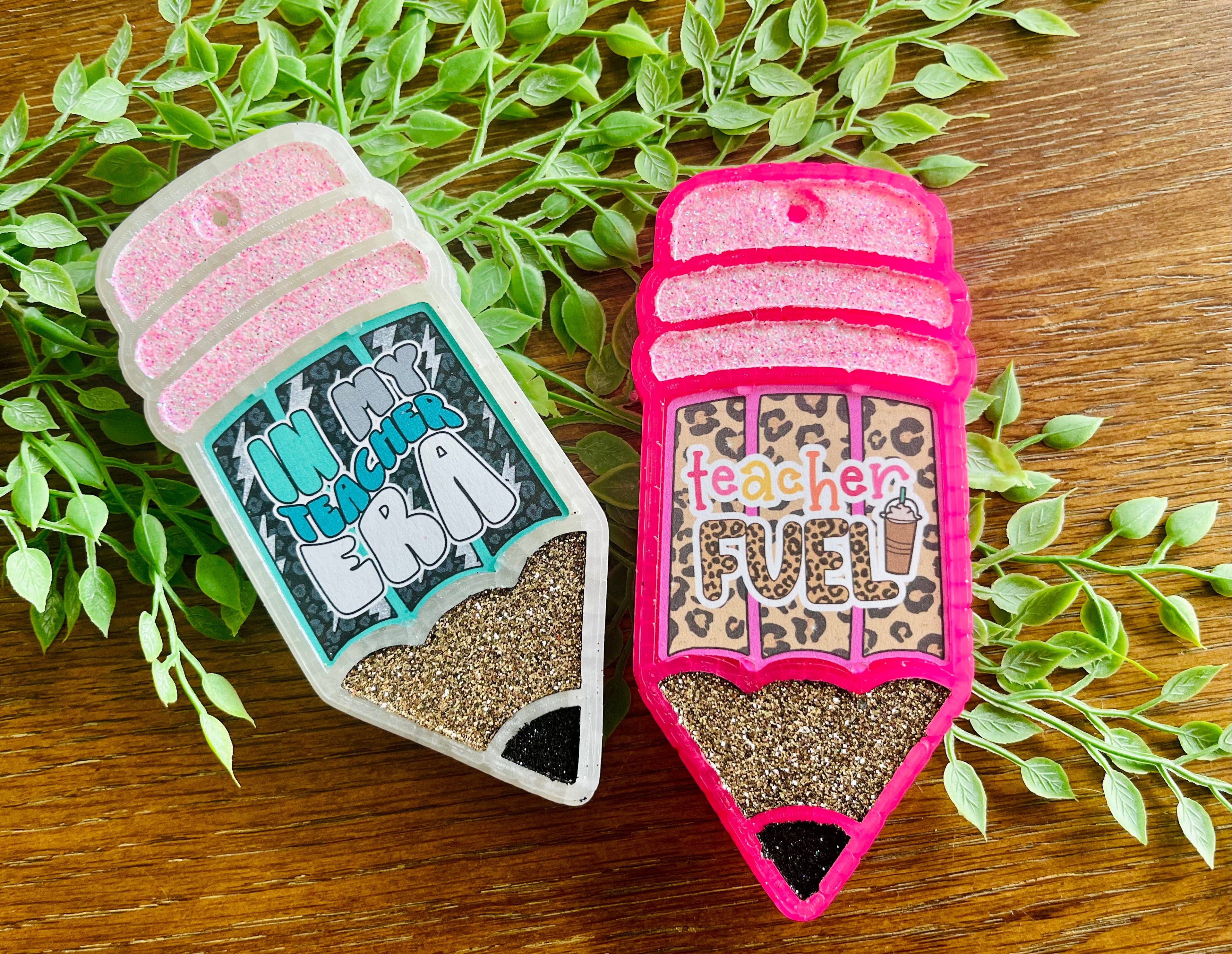 Teacher Pencil Car Freshies