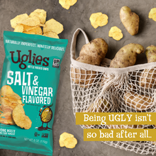 Load image into Gallery viewer, Uglies 6oz Salt &amp; Vinegar Kettle Cooked Potato Chips
