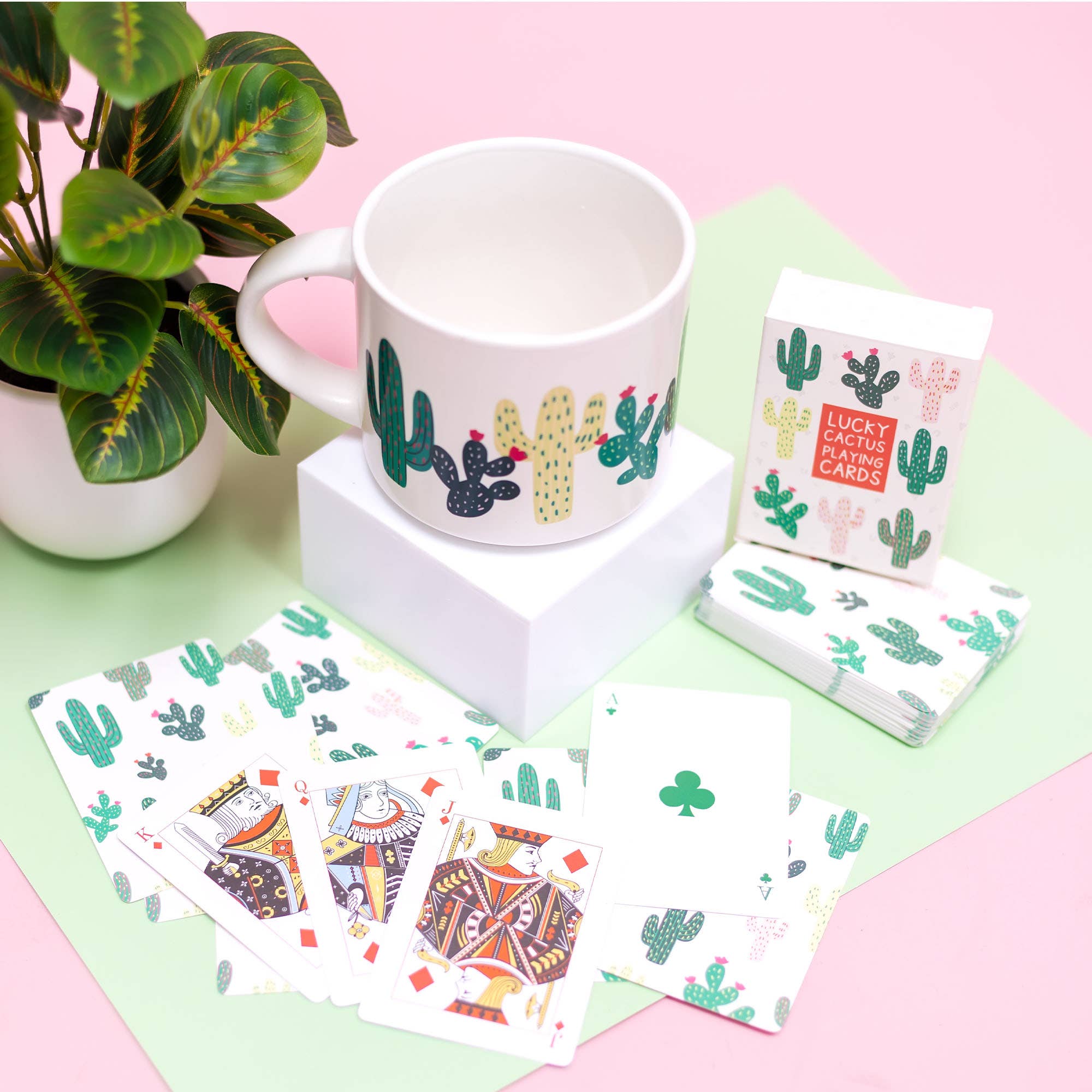 Lucky Cactus Deck Of Playing Cards