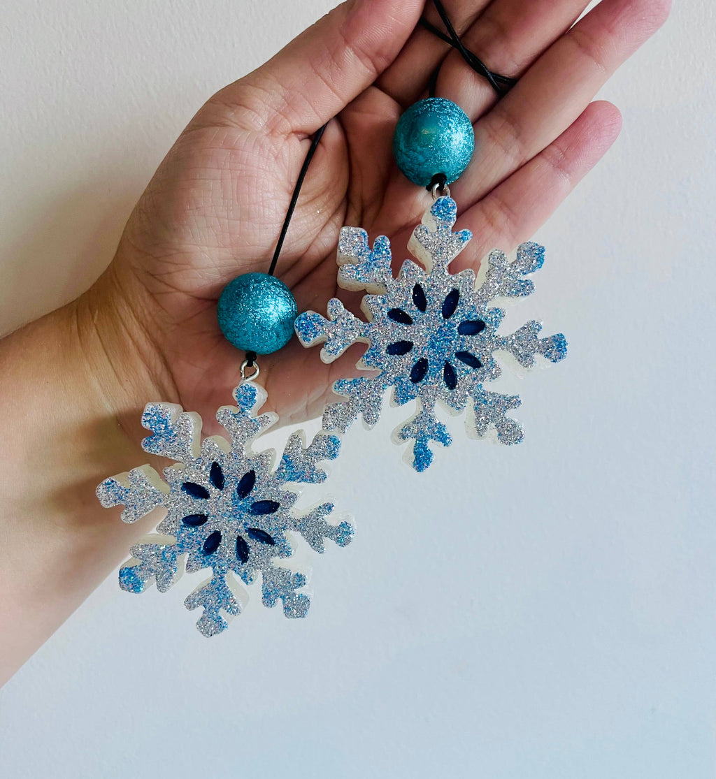 Snowflake Dangle Car Freshie 