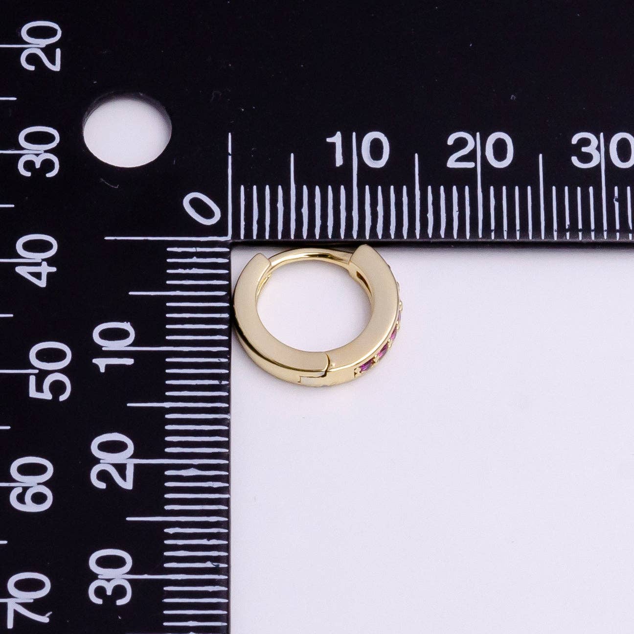 The Pink Pave Earrings