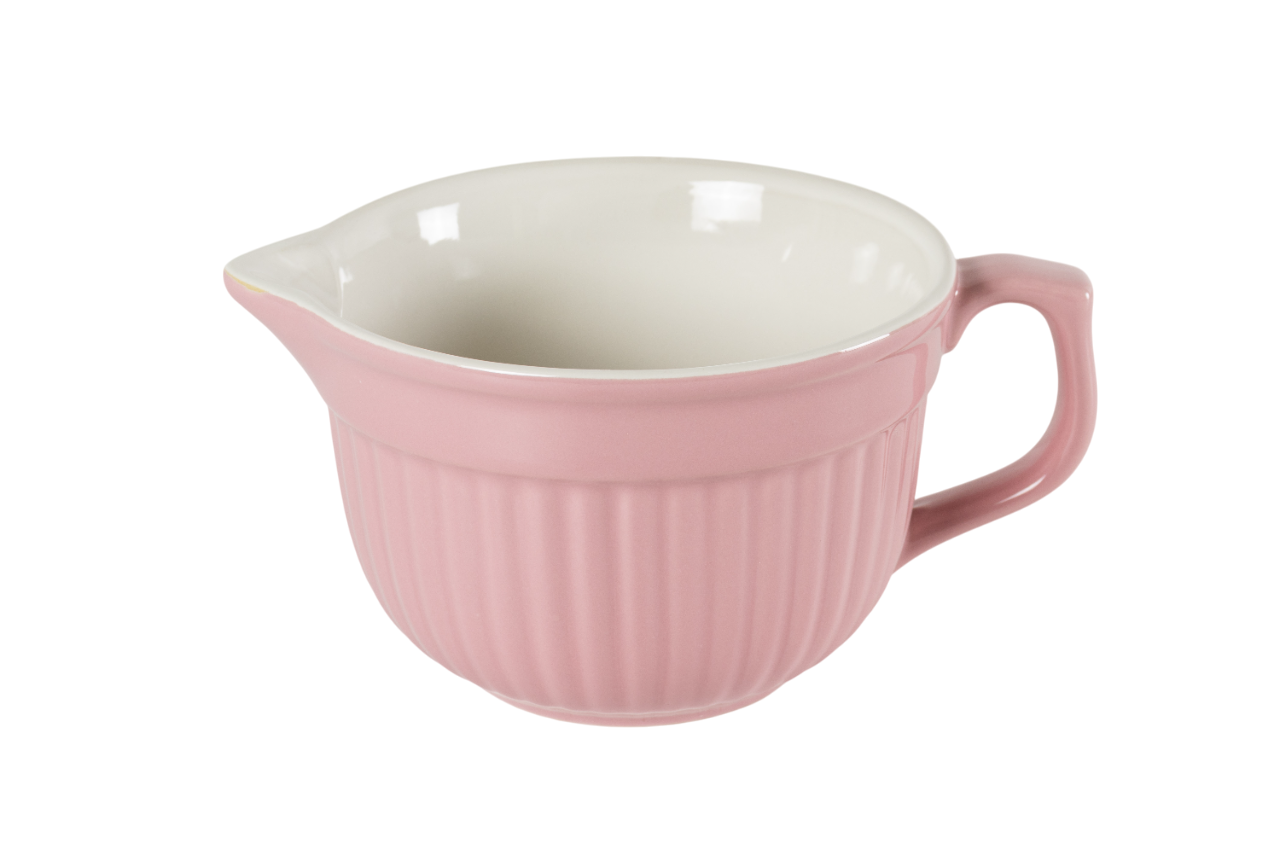 Pink Ceramic Batter Bowl