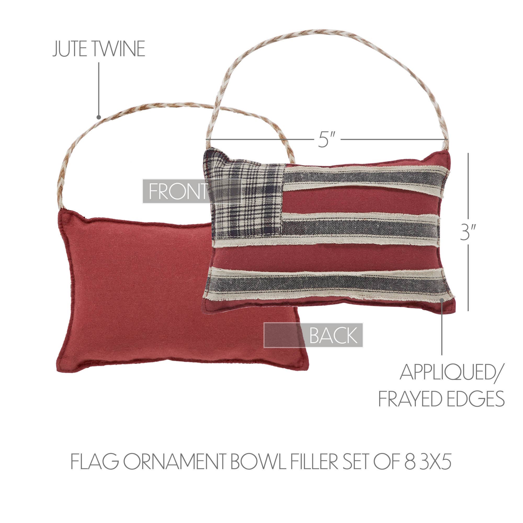 My Country Flag Ornament Bowl Filler