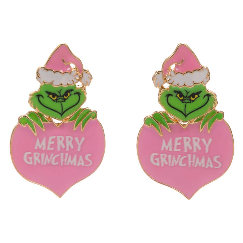 The Heart Merry Grinchmas Earrings
