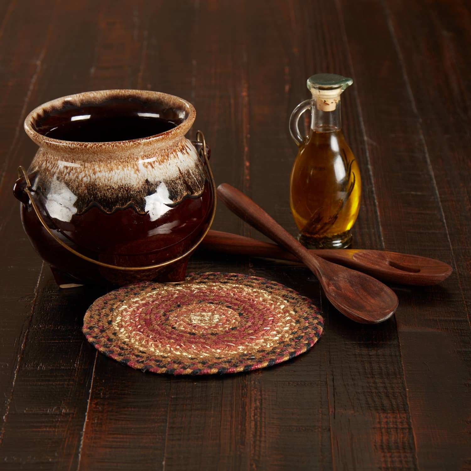 Ginger Spice Jute Trivet