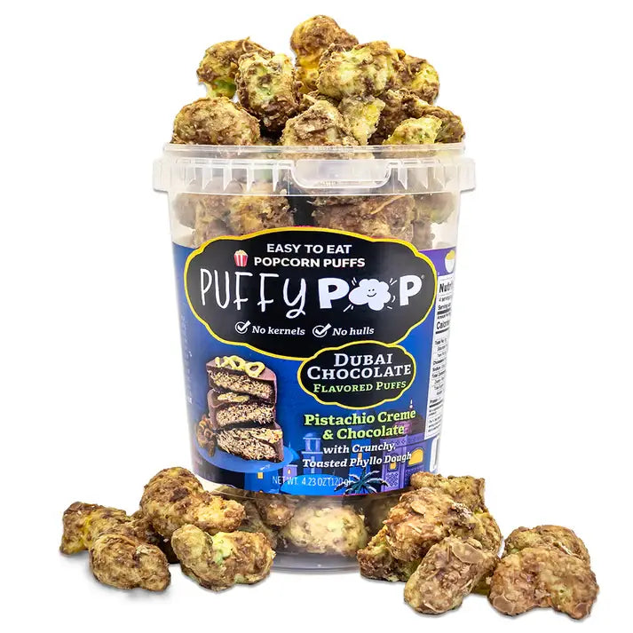 Crack Corn / Puffy Pop - Dubai Chocolate (4 oz)