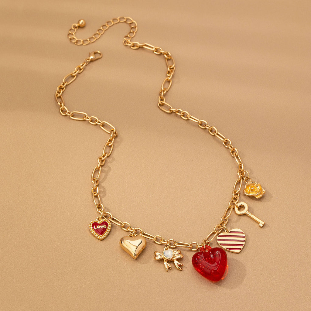 The Cherry Heart Necklace