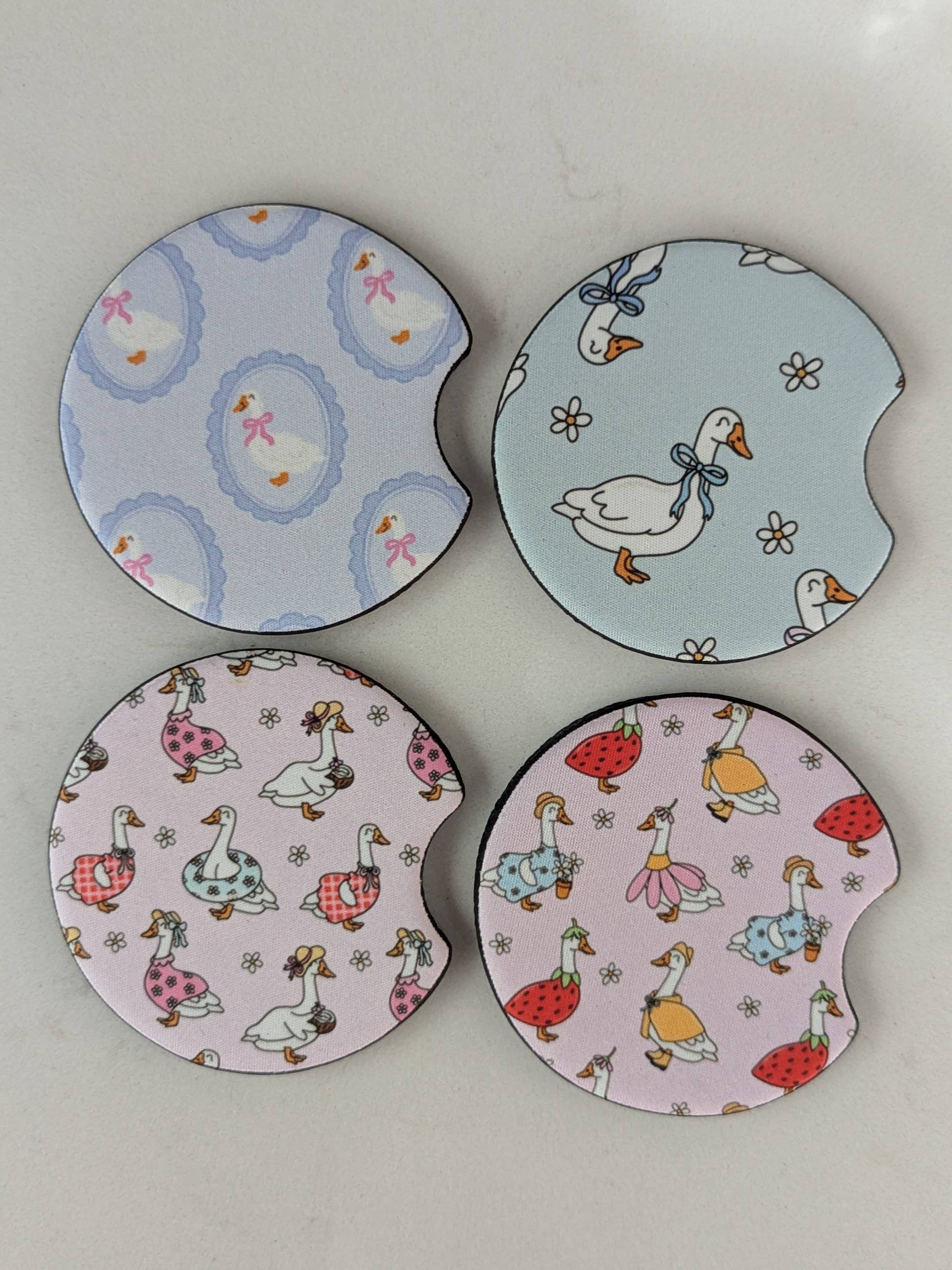 Silly Goose Car Coasters