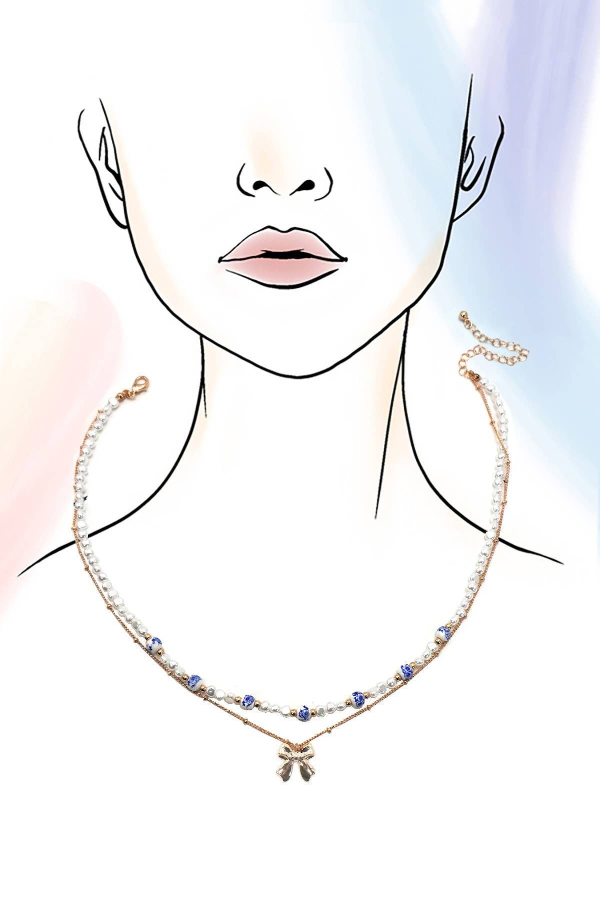 The Bow Layering Necklace