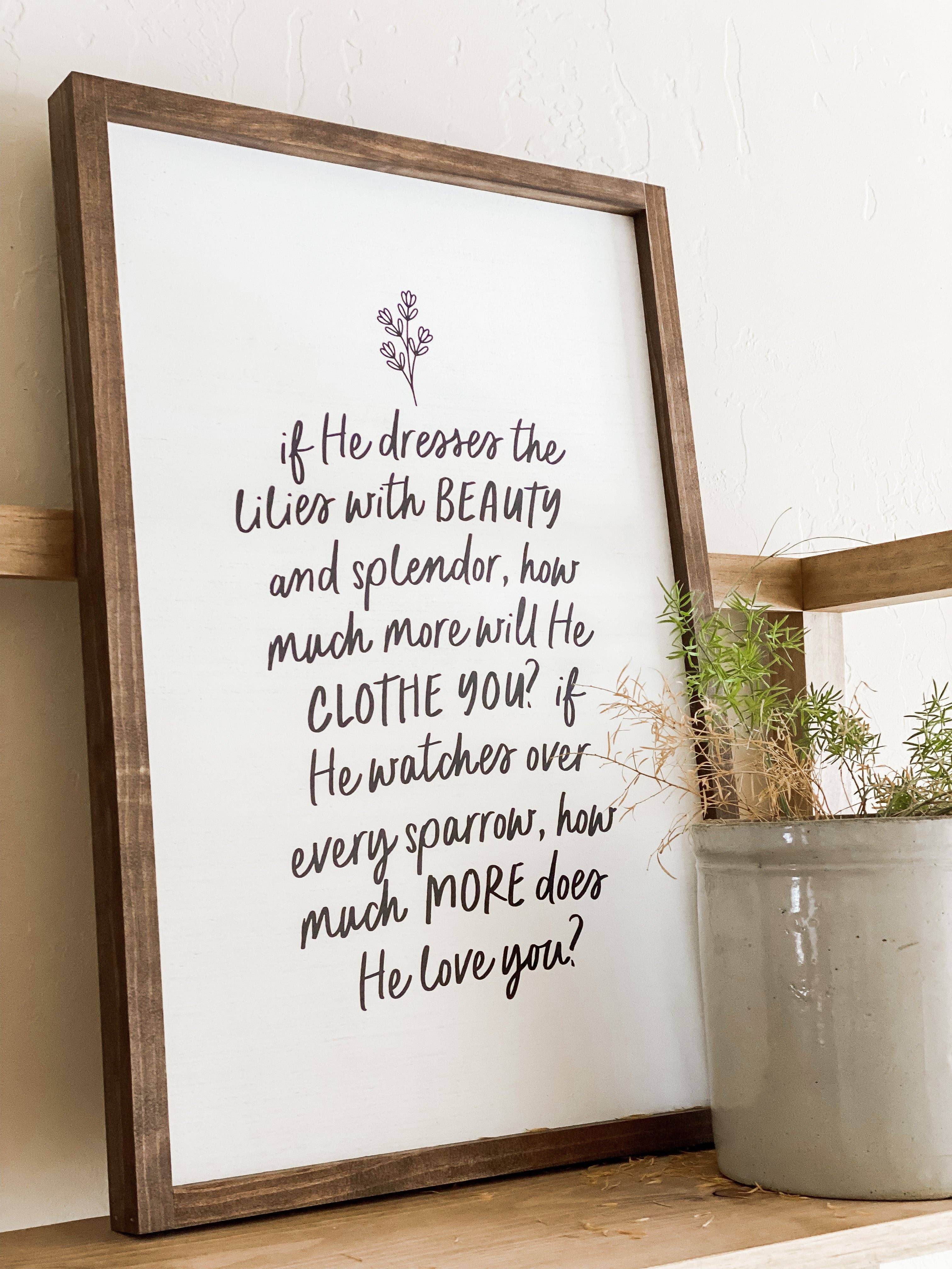 Jireh, You Are Enough Sign