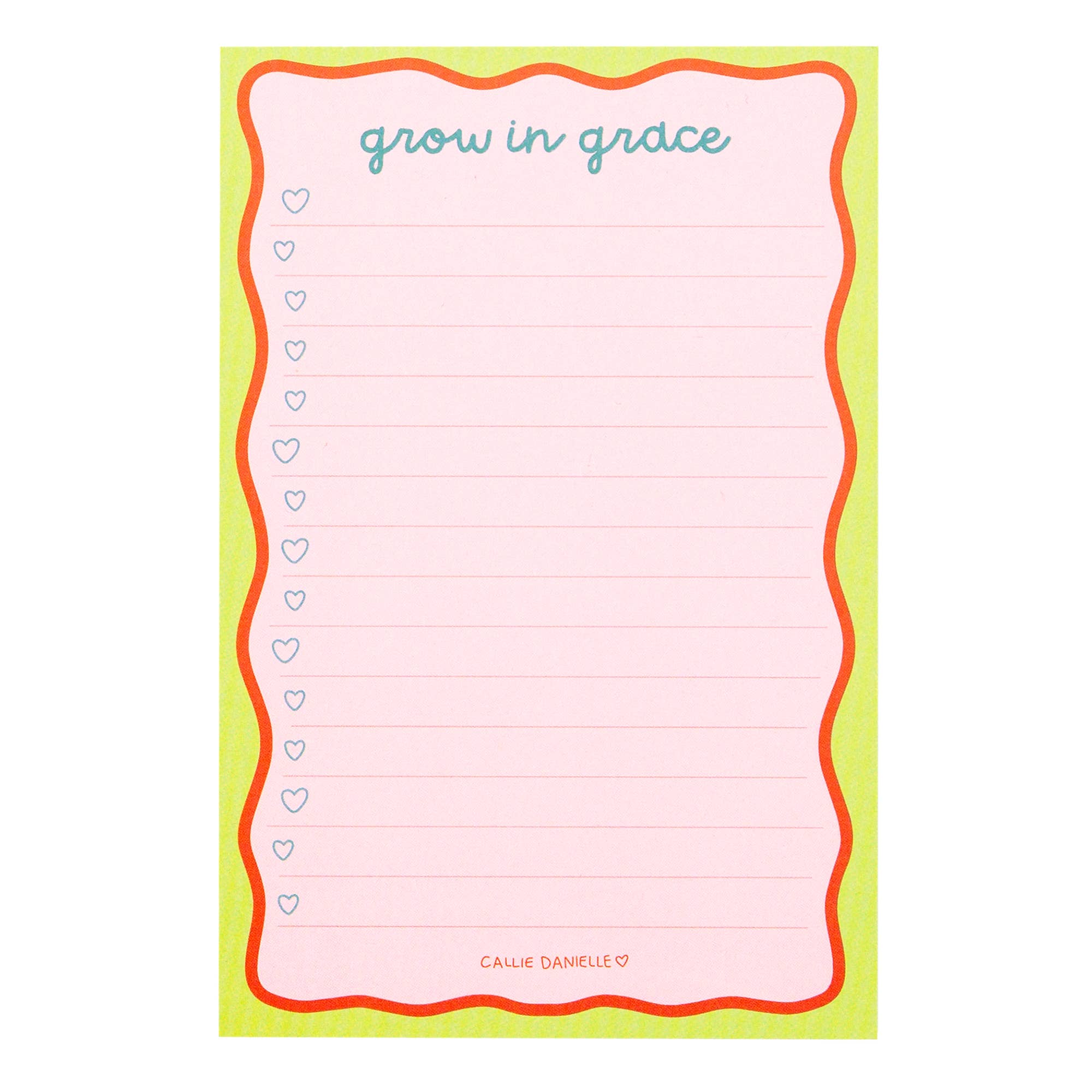 Grow In Grace 4x6 Notepad