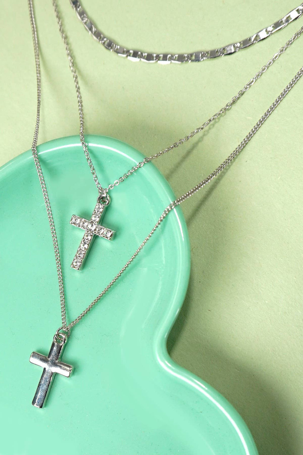 The Double Cross Necklace