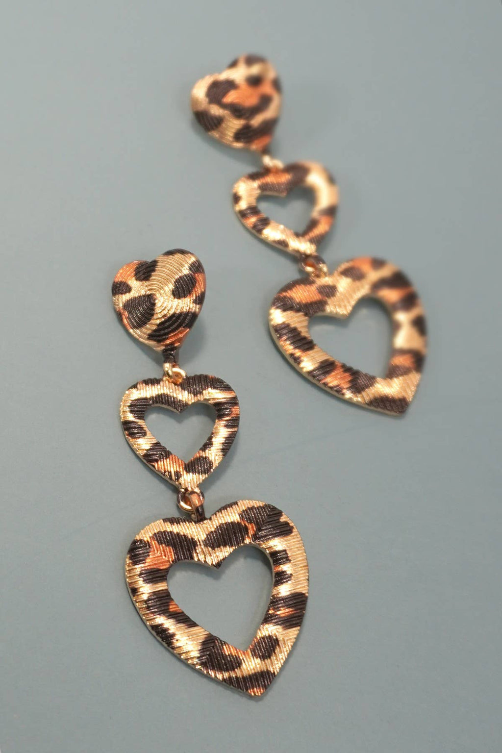 The Leopard Heart Earrings
