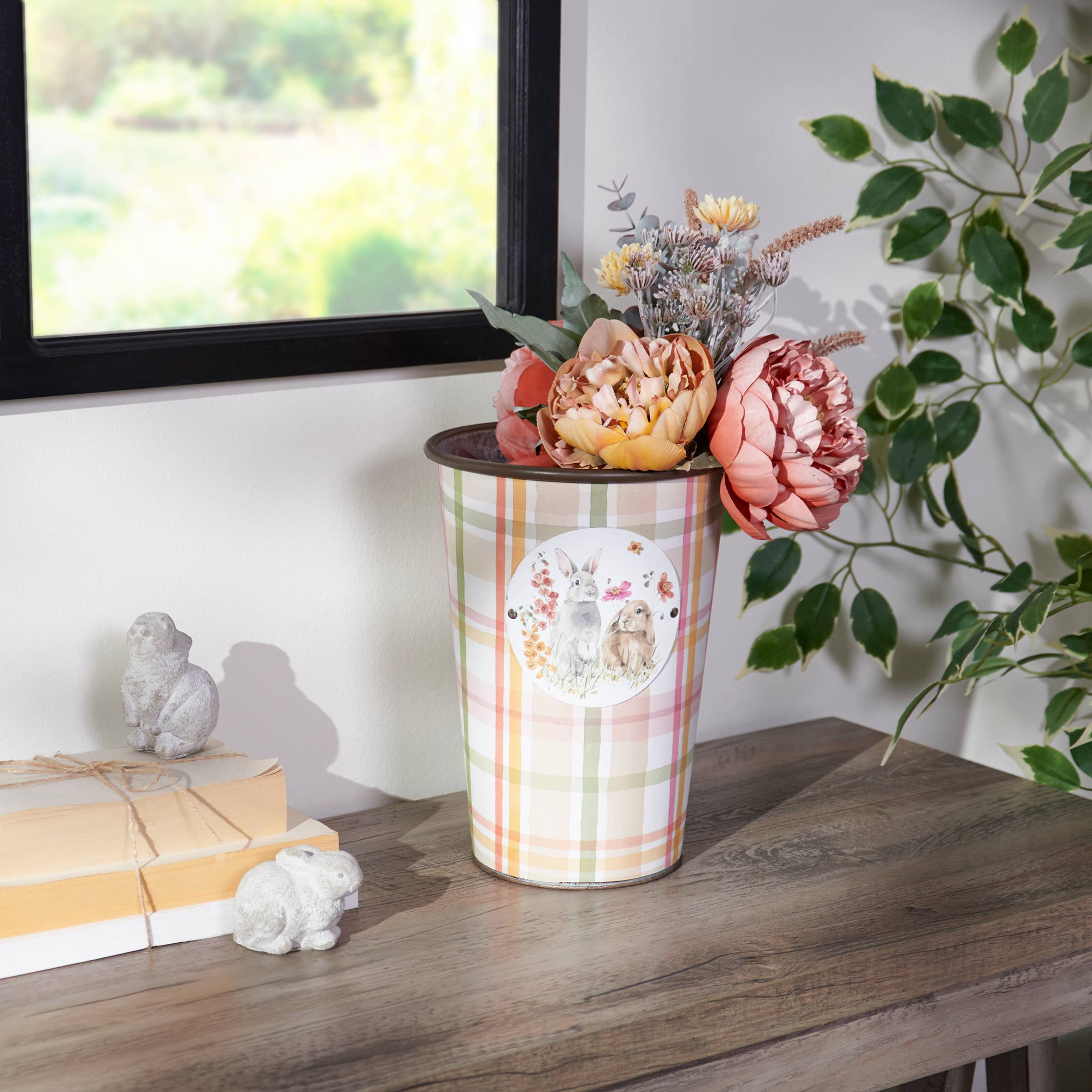 Flower Bunnies Bucket