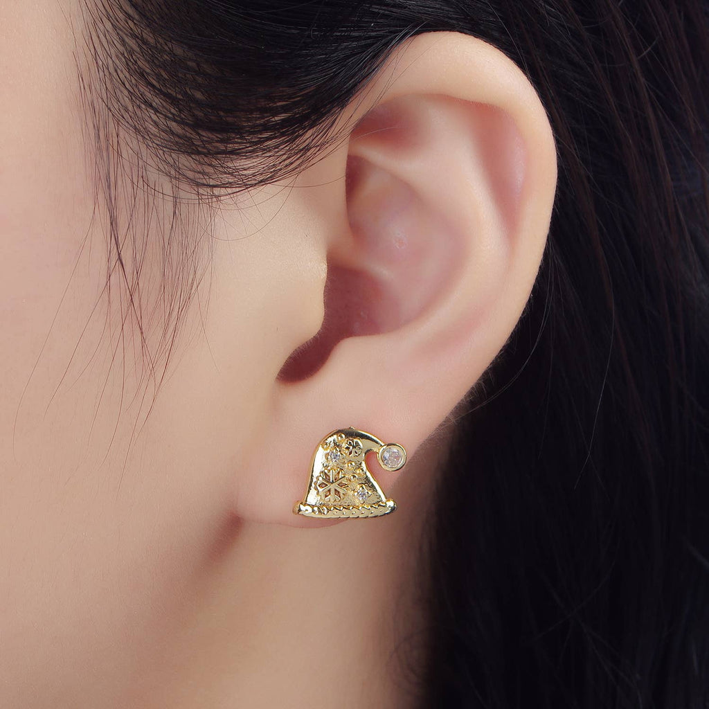 Snowflake Christmas Stud Earrings