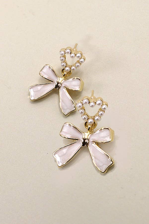 The Bow Drop Earrings
