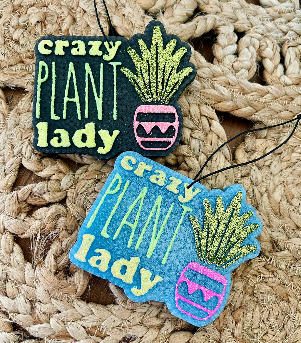 Crazy Plant Lady Car Freshie 