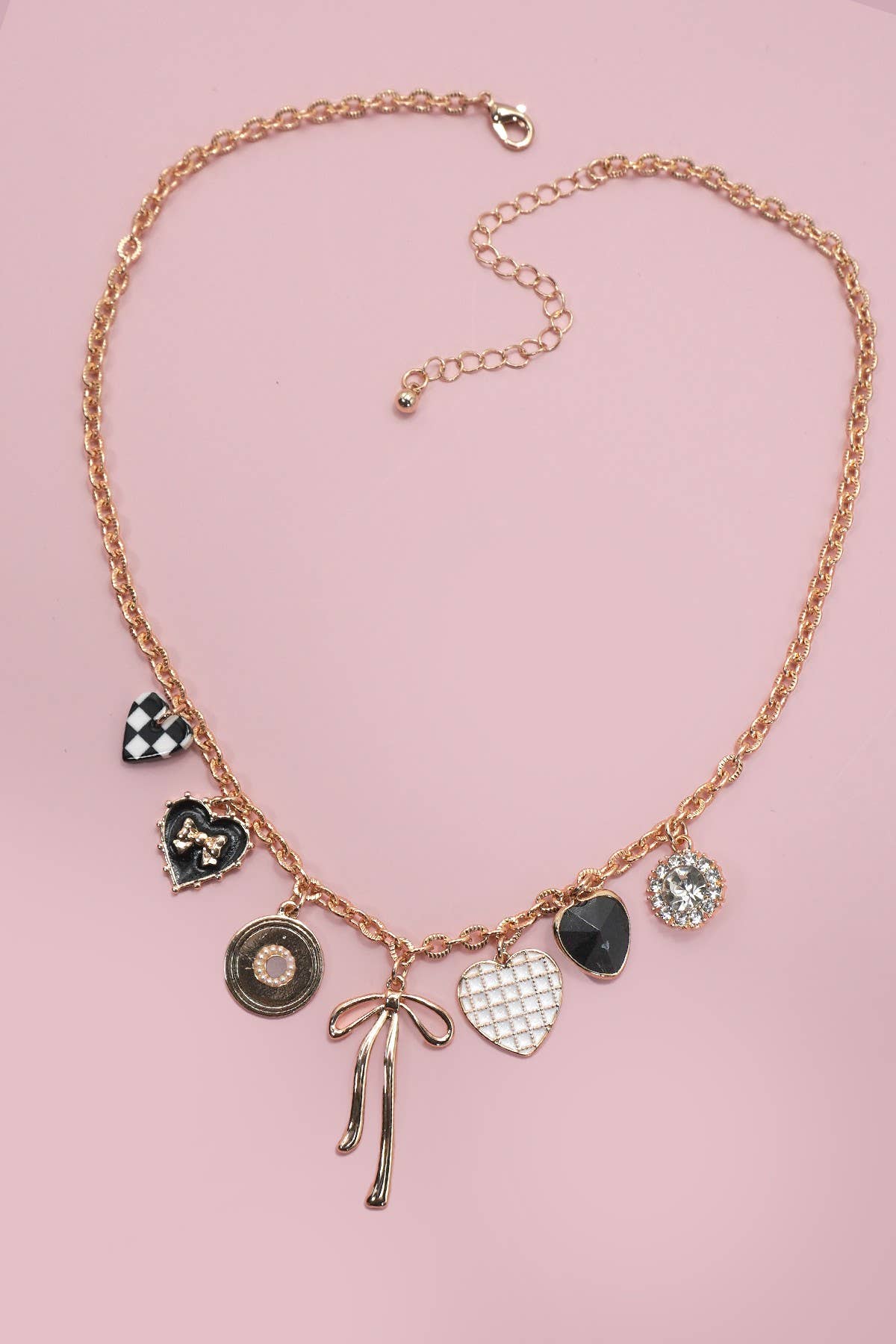 The Rhinestone Heart Necklace