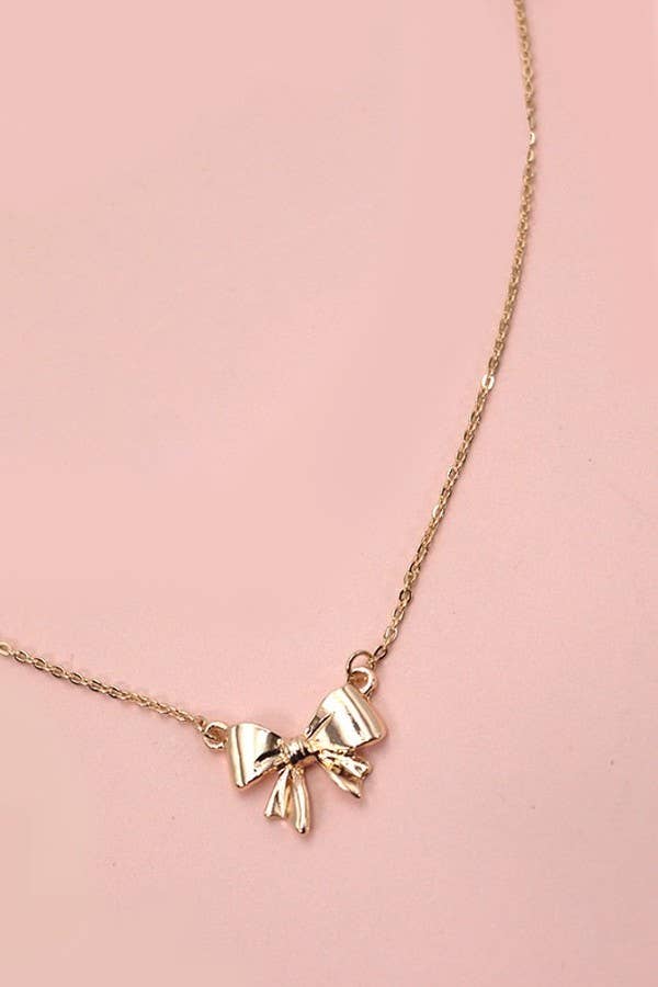 The Mini Bow Necklace