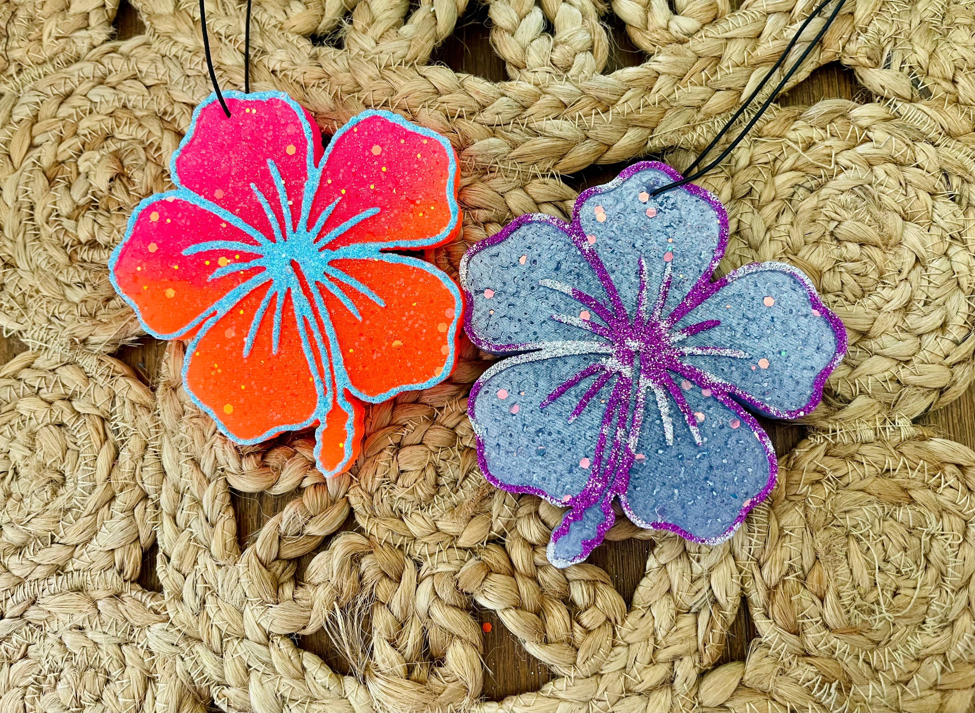 Hibiscus Flower Car Freshie