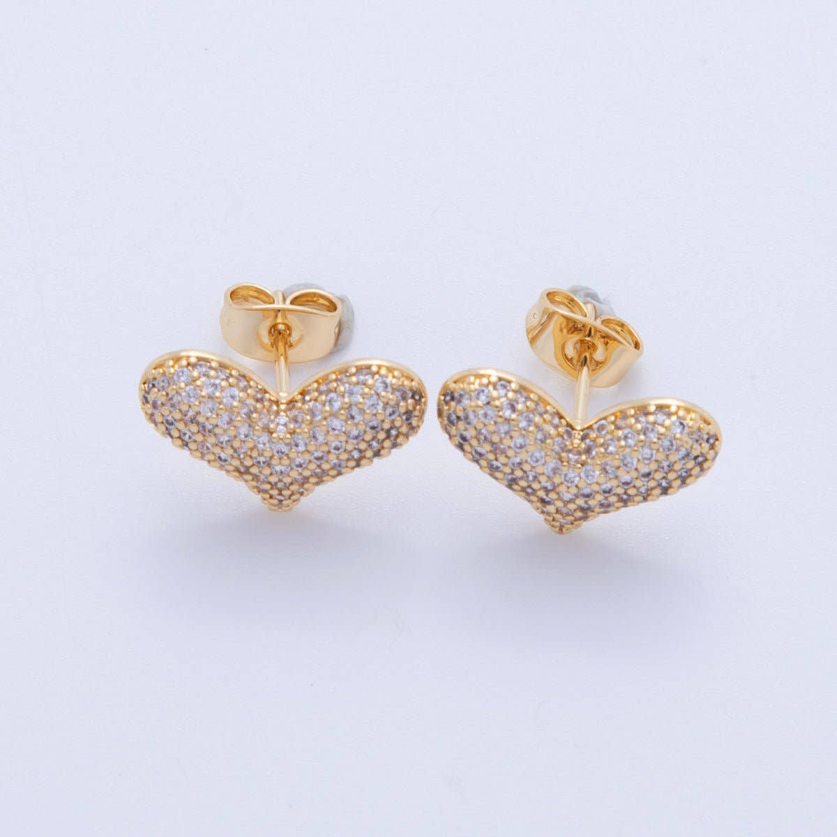 The Heart Stud Earrings