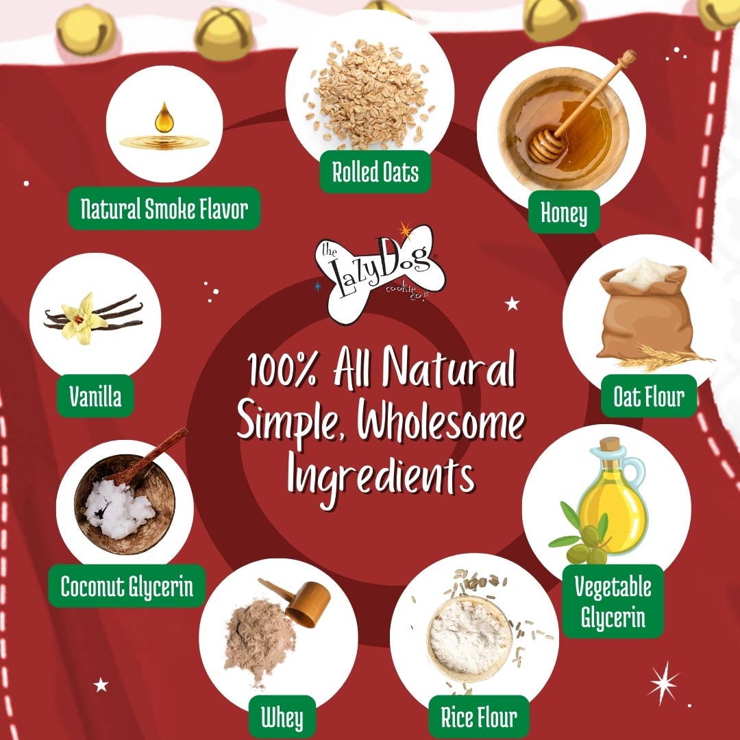 Vanilla Shortbread Stocking Dog Treats