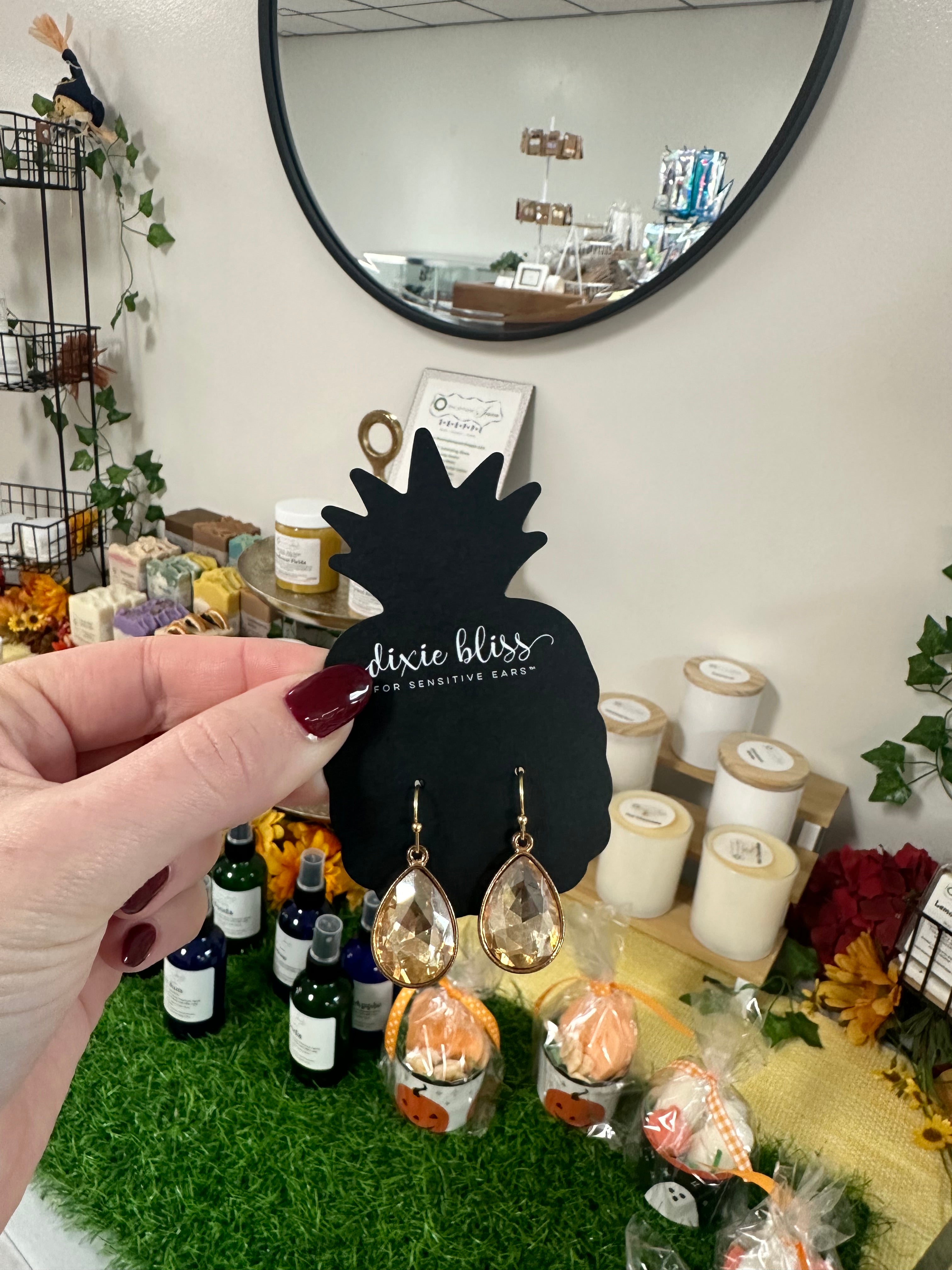 Champagne Drop Earrings