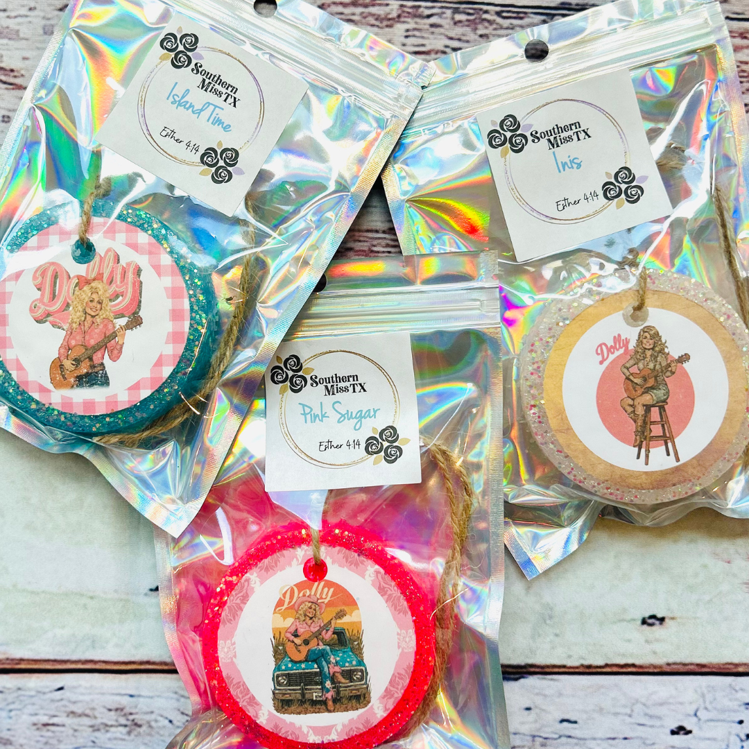 Dolly Inspired Car Freshies