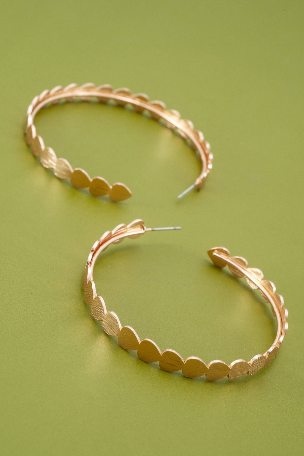 The Heart Hoop Earrings