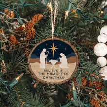 Load image into Gallery viewer, Believe In The Miracle Of Christmas Barky Ornament
