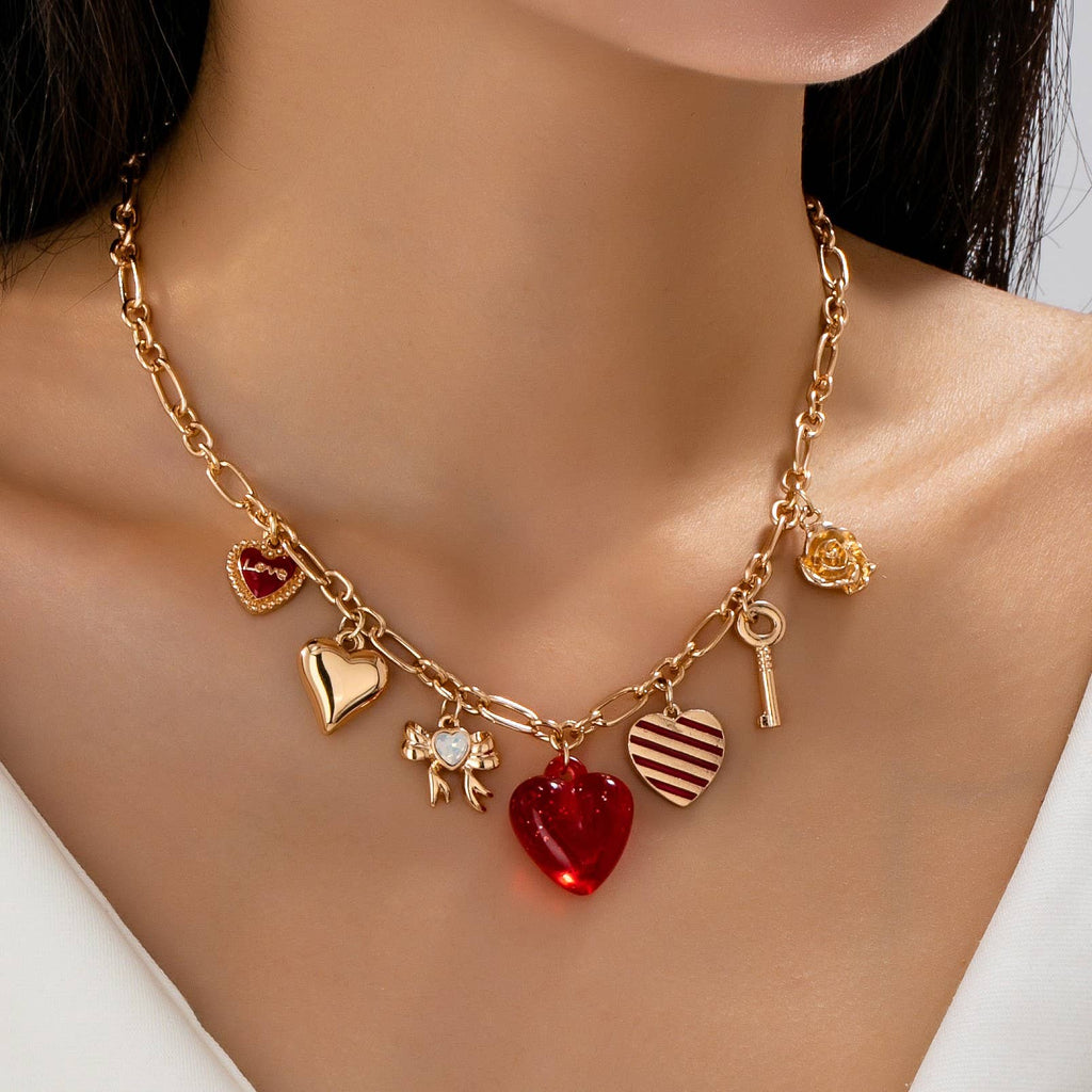 The Cherry Heart Necklace