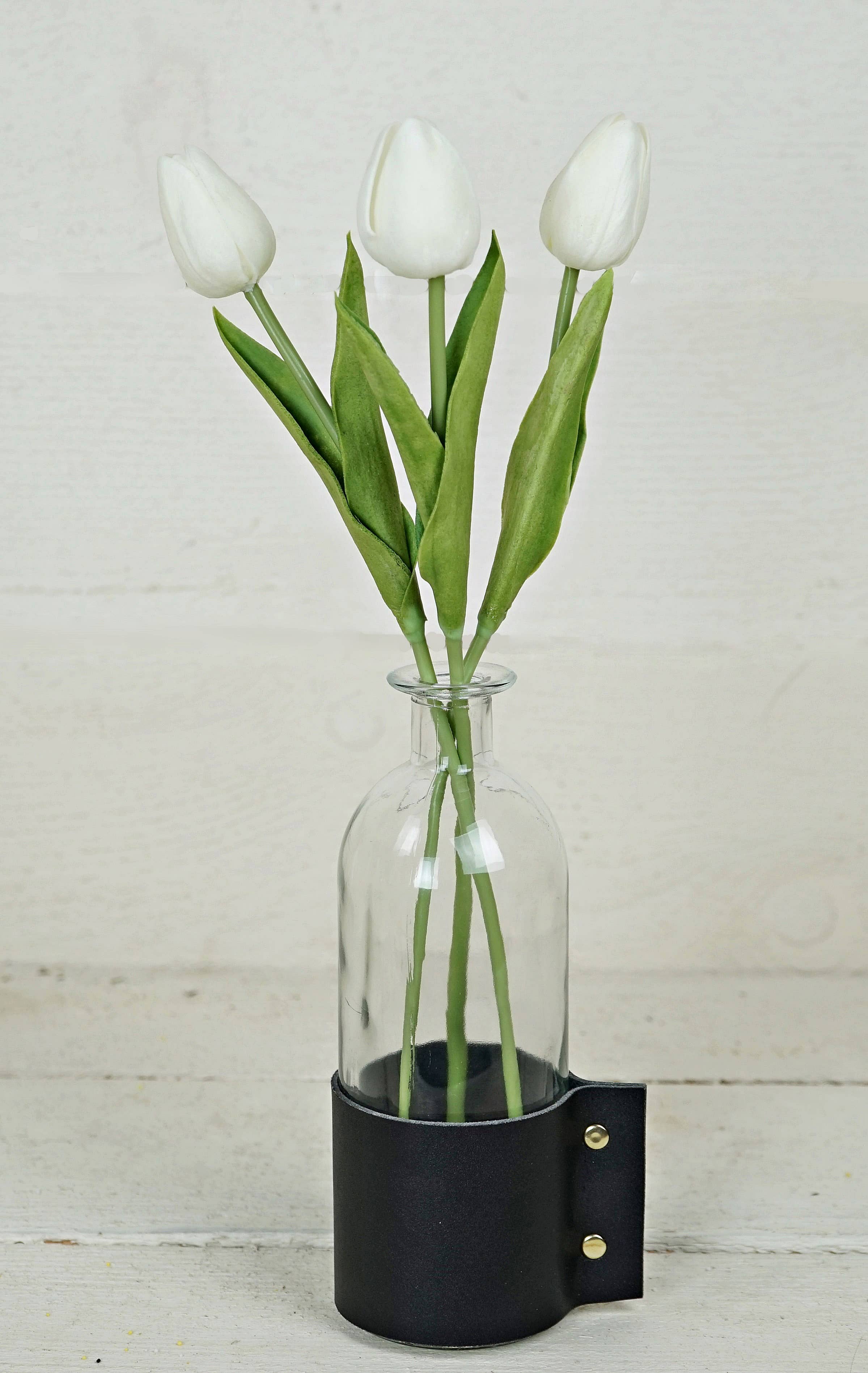 Real Touch Tulips White