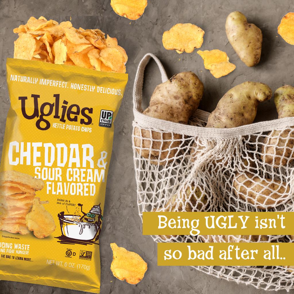 Uglies 6oz Cheddar & Sour Cream Kettle Cooked Potato Chips