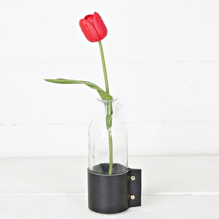 Real Touch Tulips Red