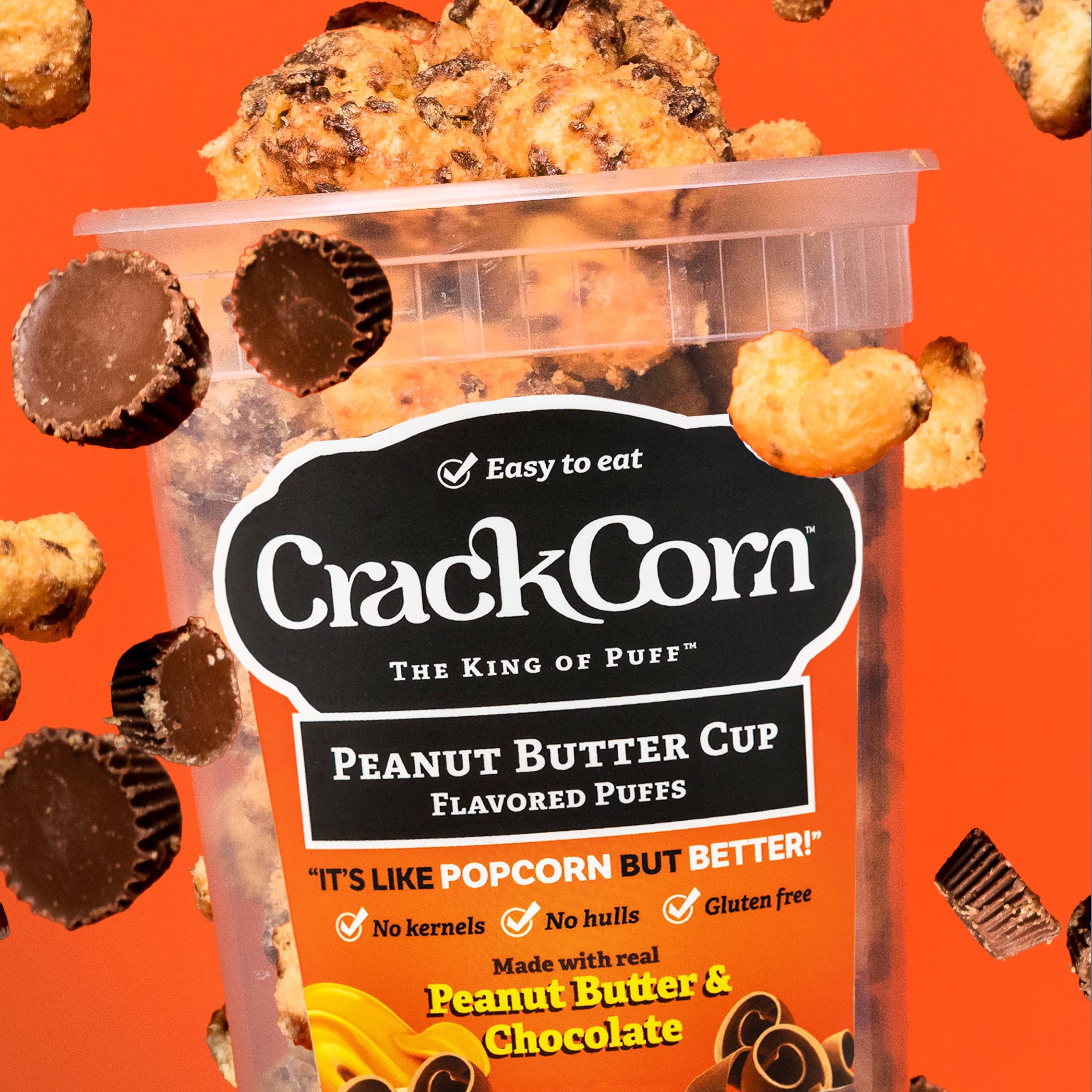 Crack Corn / Puffy Pop - Peanut Butter Cup (4 oz)