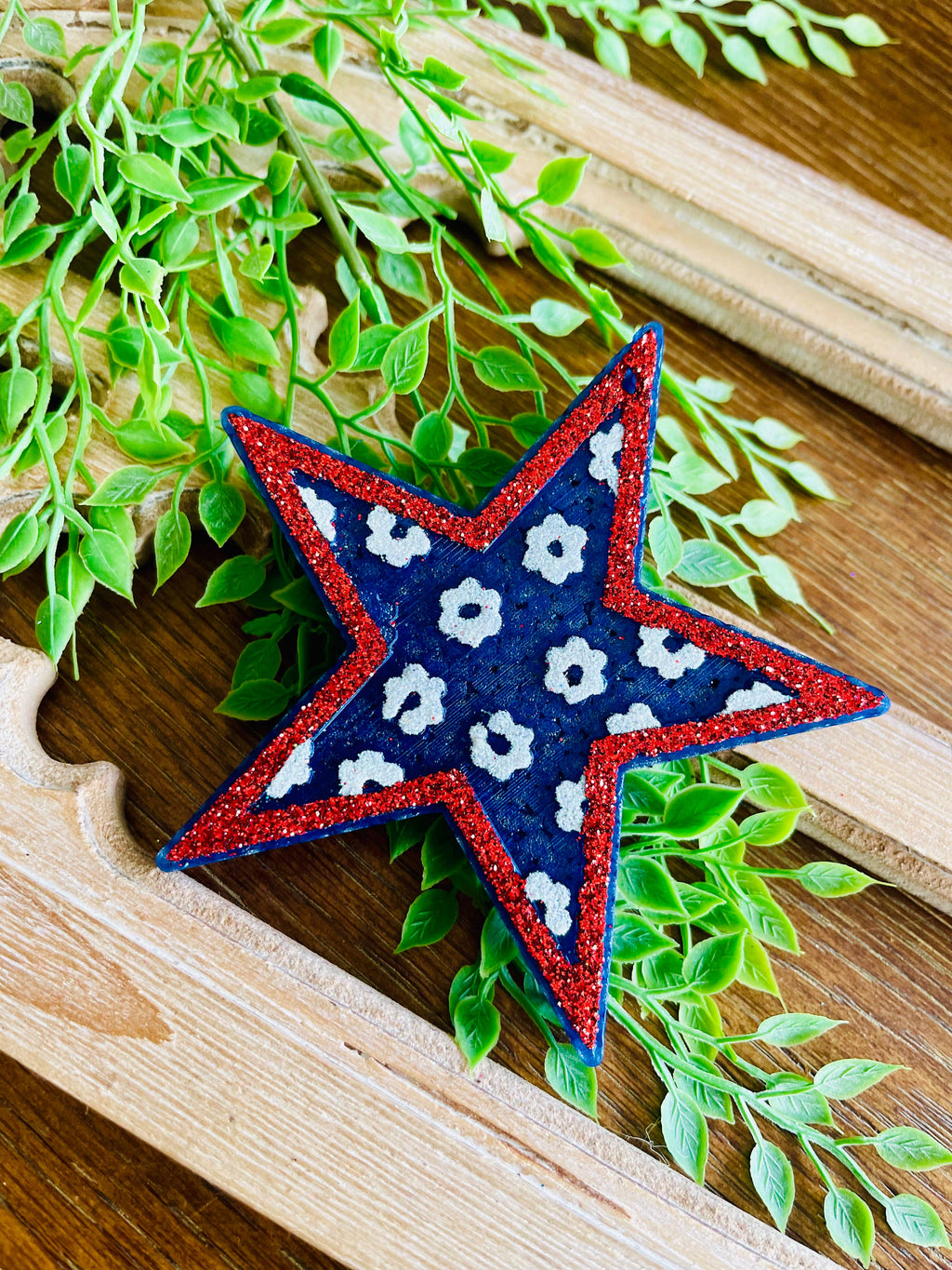 Floral Star Car Freshie 