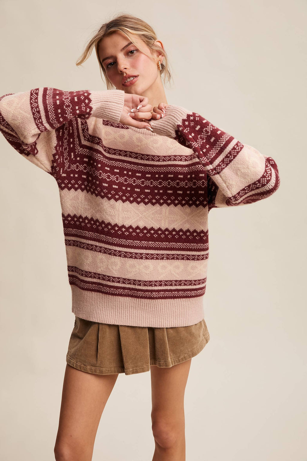 The Cranberry Sweater