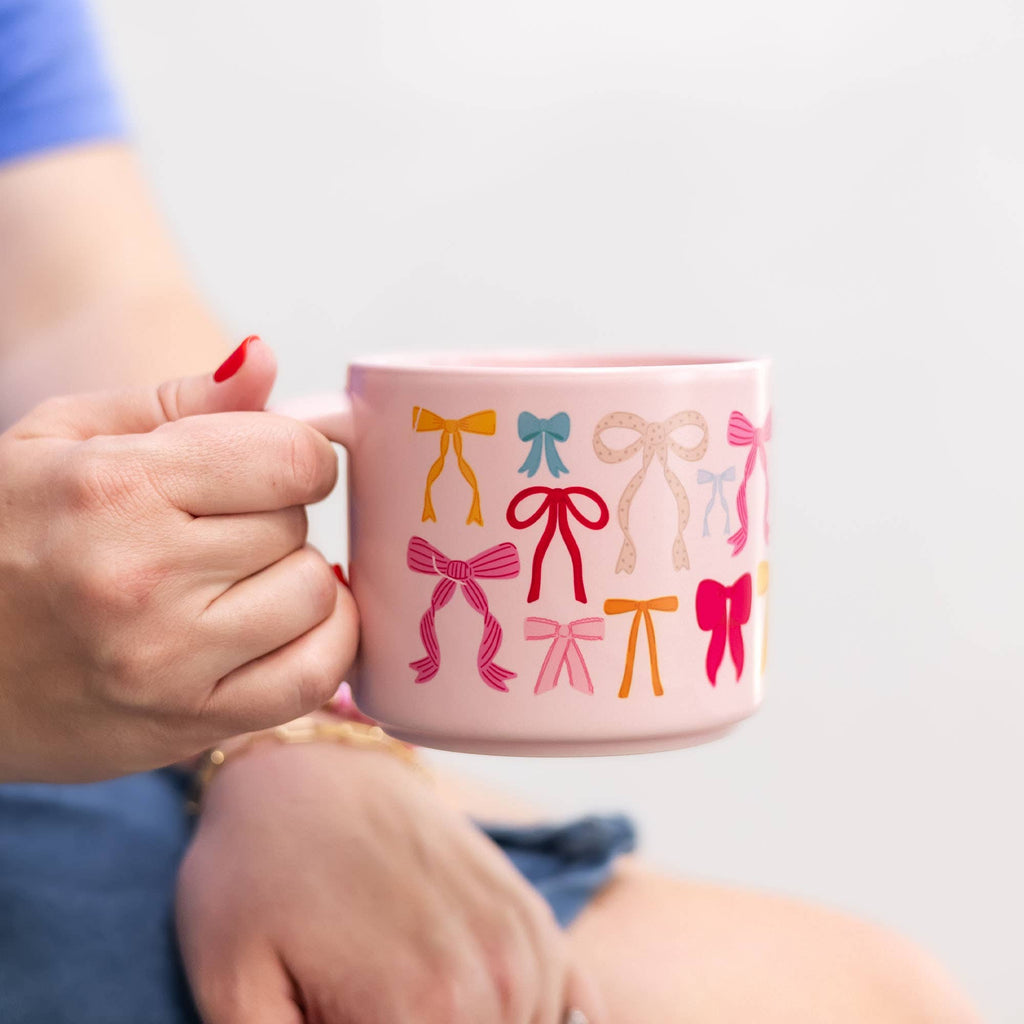 Coquette Bows Mug - Pink