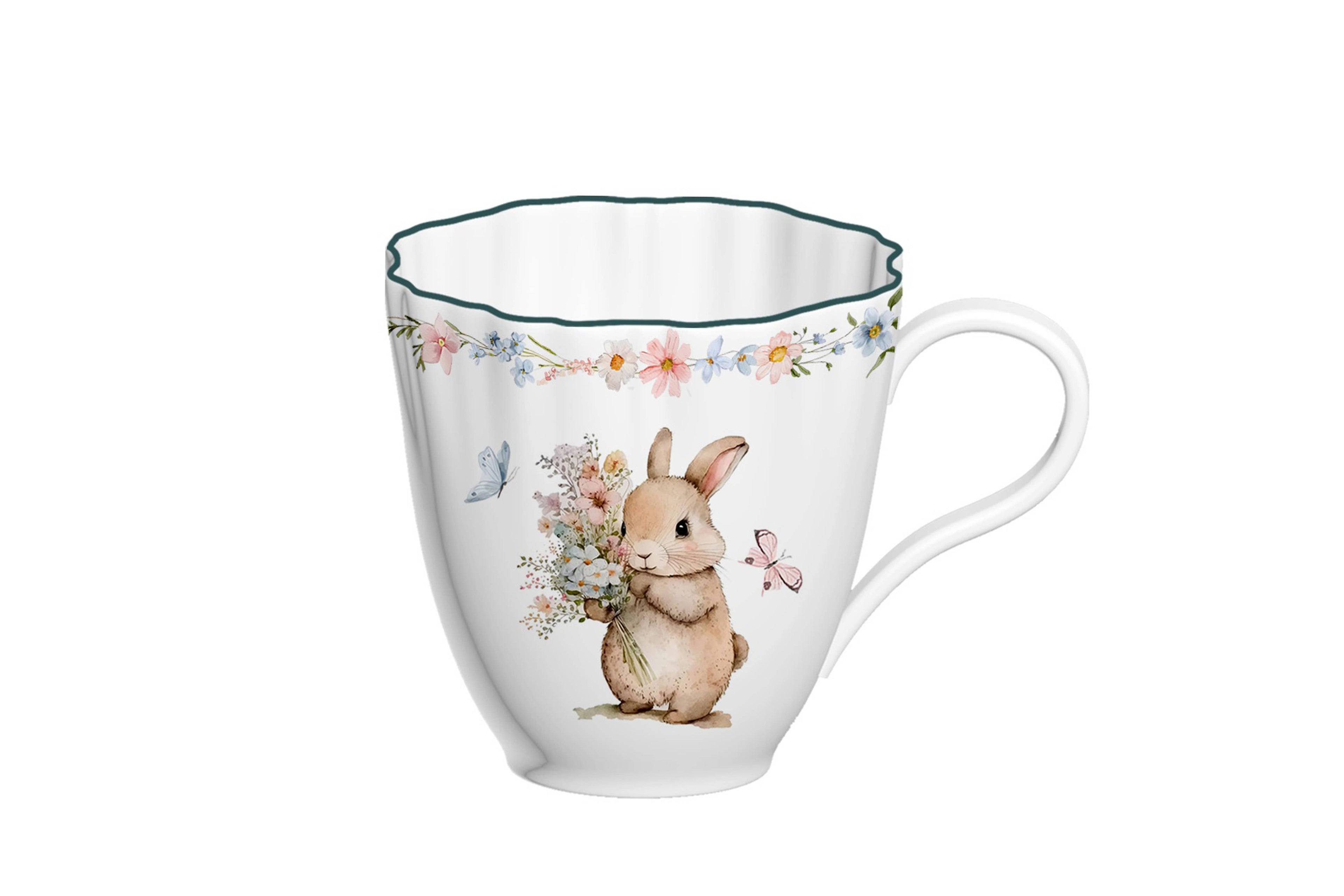 Vintage Spring Bunny Mug